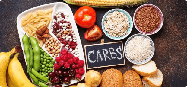 Food with carbs