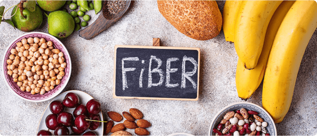 Food with fiber